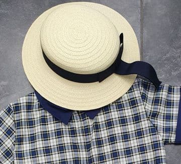 Beehive Summer Straw Hat