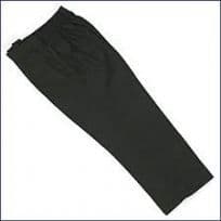 Boys Half Elastic Black Pull Up Trousers
