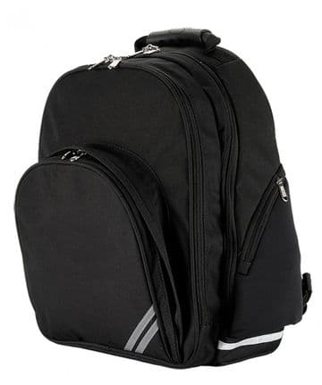 Trinity Plain Black Rucksack