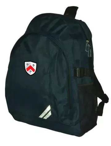Trinity Year 8 Black Badged Rucksack