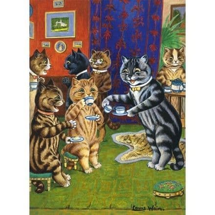 Afternoon at Home - Louis Wain Cats - V&A