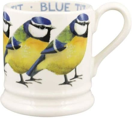 Emma Bridgewater Pottery Blue Tit Bird 1/2 Pint Mug