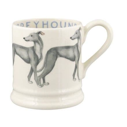 Emma Bridgewater Pottery Greyhound 1/2 Pint Mug - New First Quality - Dogs