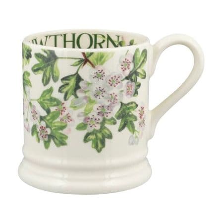 Emma Bridgewater Pottery Hawthorn 1/2 Pint Mug - New First Quality - Flowers