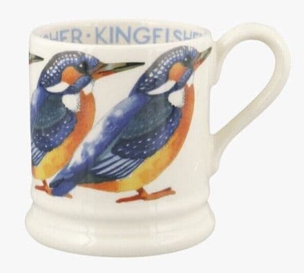 Emma Bridgewater Pottery Kingfisher Bird 1/2 Pint Mug -