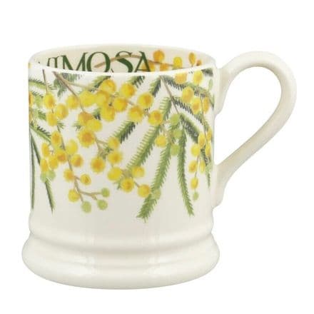 Emma Bridgewater Pottery Mimosa 1/2 Pint Mug - New First Quality - Flowers