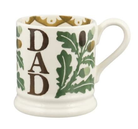 Emma Bridgewater Pottery - Oak Dad 1/2 Pint Mug.
