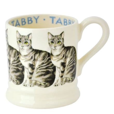 Emma Bridgewater Pottery Tabby Cat 1/2 Pint Mug