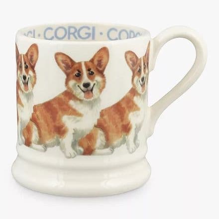 Emma Bridgewater Pottery Welsh Corgi Dog 1/2 Pint Mug - New First - Dogs