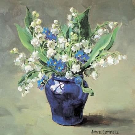 Lily of the Valley & Forget-Me-Nots by Anne Cotterill