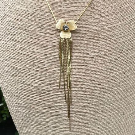 Pilgrim Floral Cascade Necklace