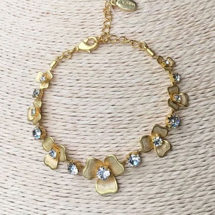 Pilgrim Multi Floral Cascade Bracelet