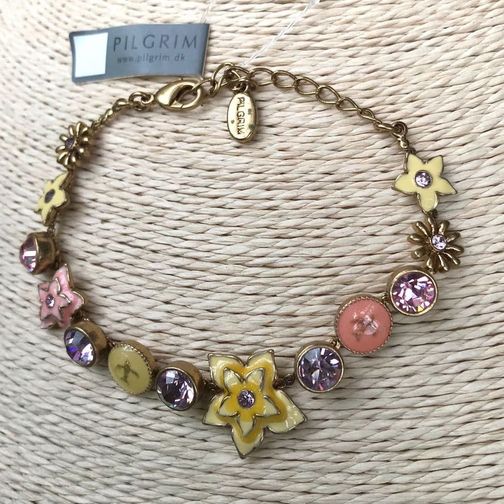 Pilgrim Pastel Romantica Floral Bracelet - Main Image