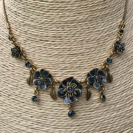 Pilgrim Twin Blossom Multi Flower Navy