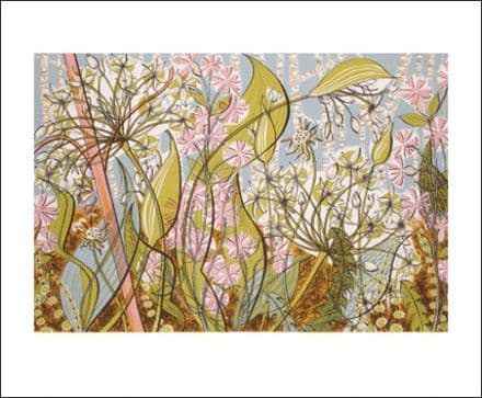 Ramsons & Campion by Angie Lewin