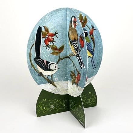 Snow Globe Bird Advent Calendar by Alice Melvin
