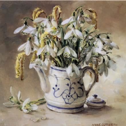 Snowdrops in the Doll's Coffee Pot by Anne Cotterill