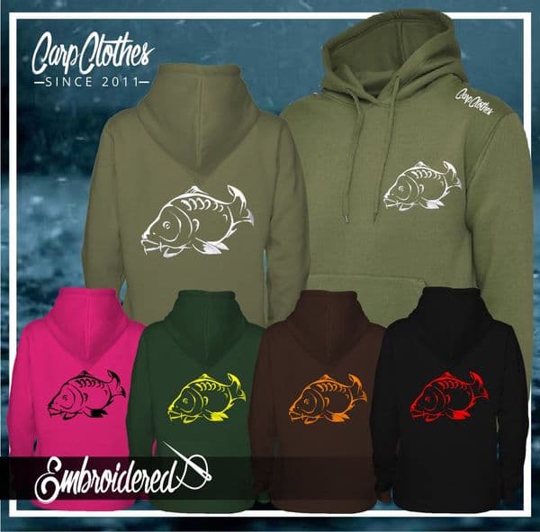 001 EMBROIDERED CARP HOODIE