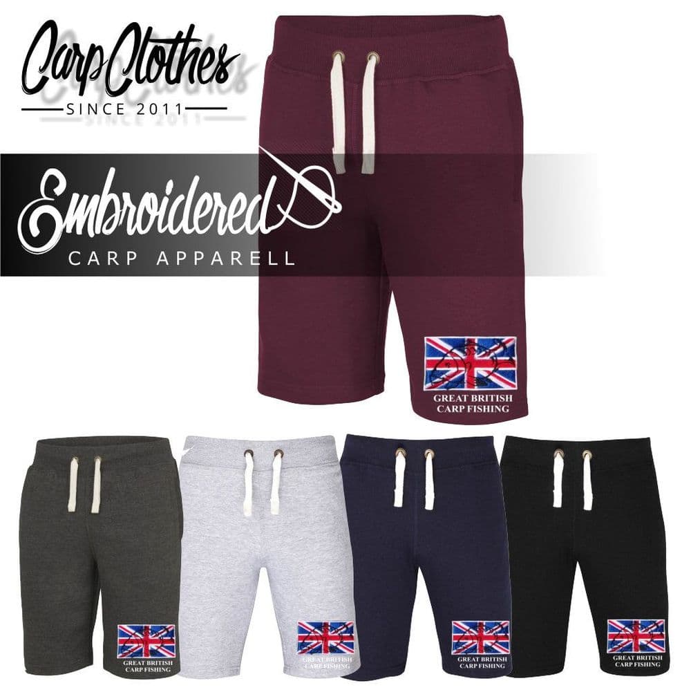 002 EMBROIDERED CARP SHORTS