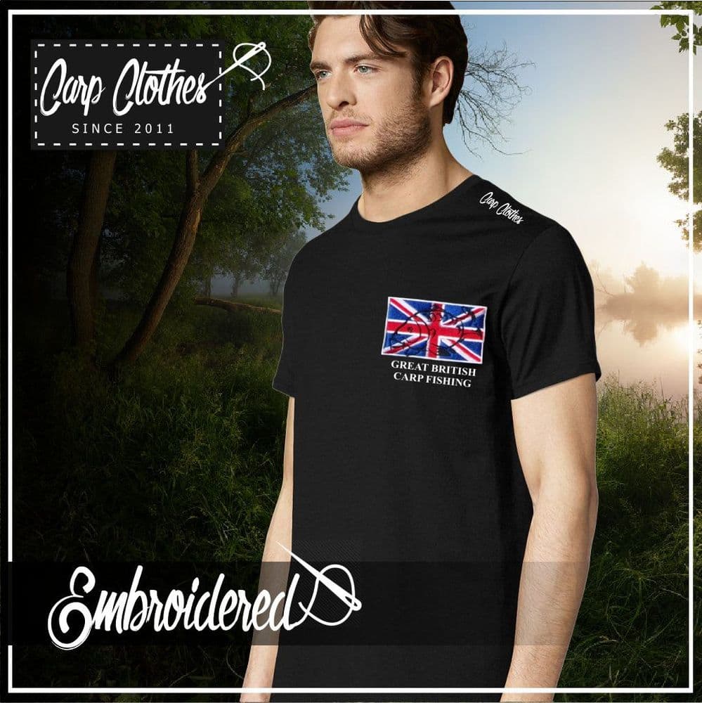 002 EMBROIDERED CARP T-SHIRT