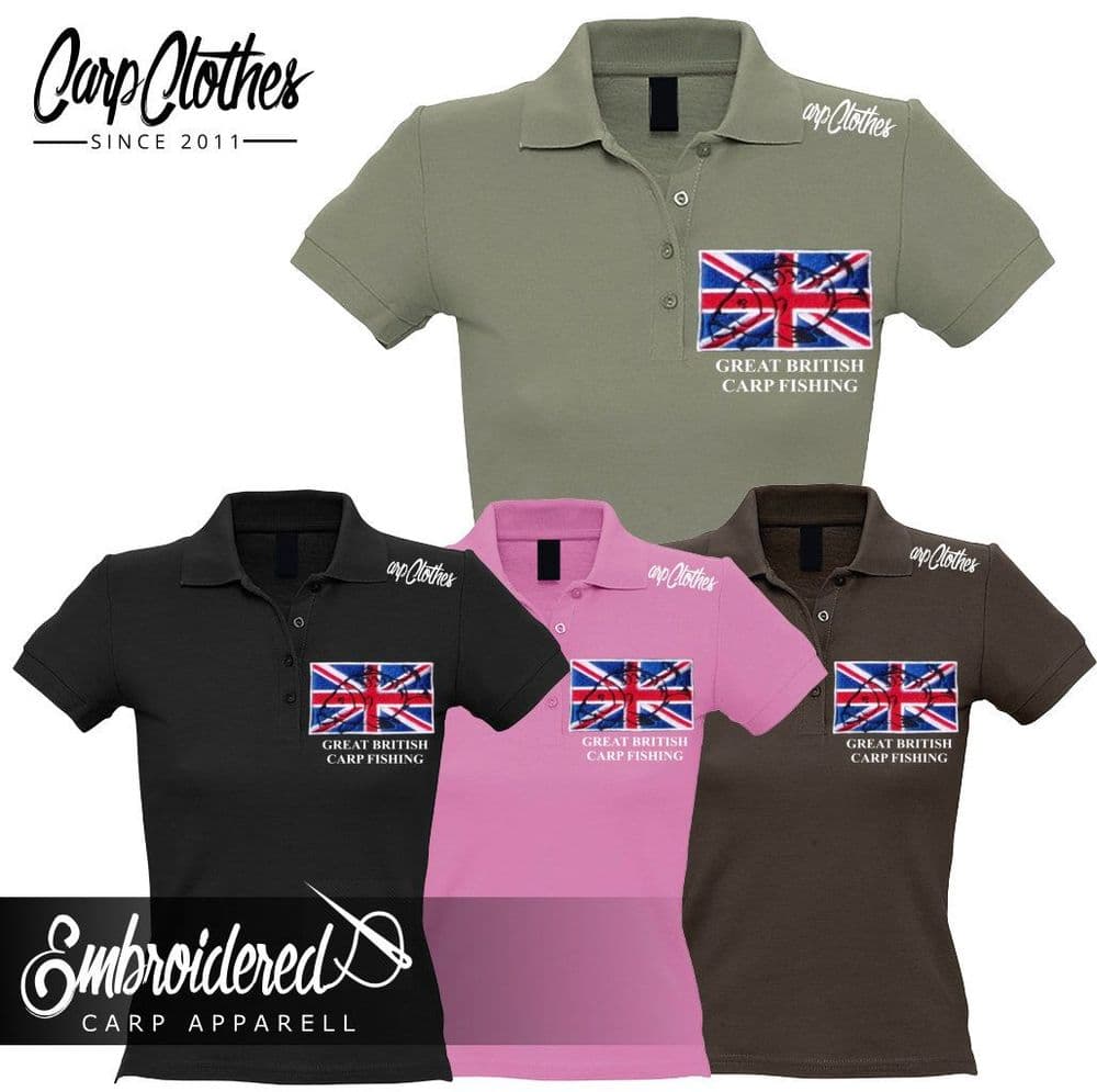 002 LADIES EMBROIDERED POLO