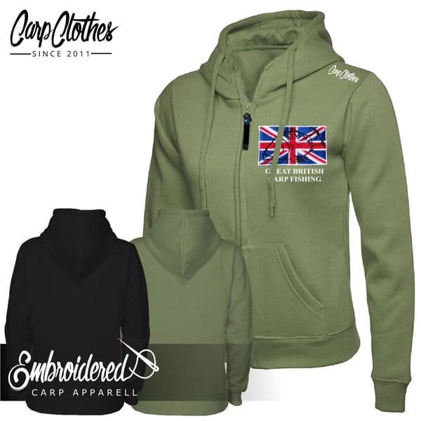 002 LADIES EMBROIDERED ZOODIE