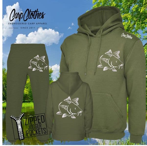 003 EMBROIDERED CARP PACKAGE DEAL MILITARY GREEN