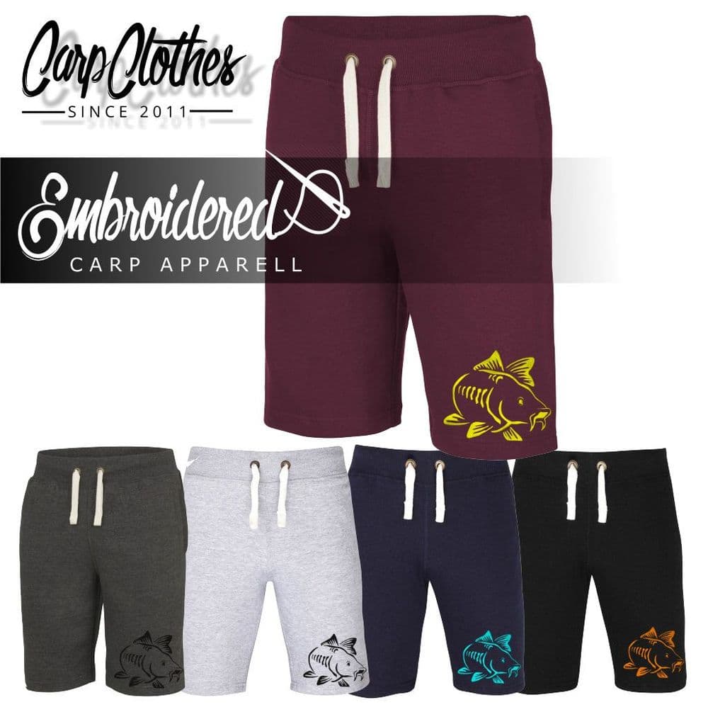 003 EMBROIDERED CARP SHORTS