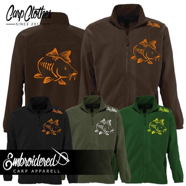 003 EMBROIDERED FLEECE JACKET