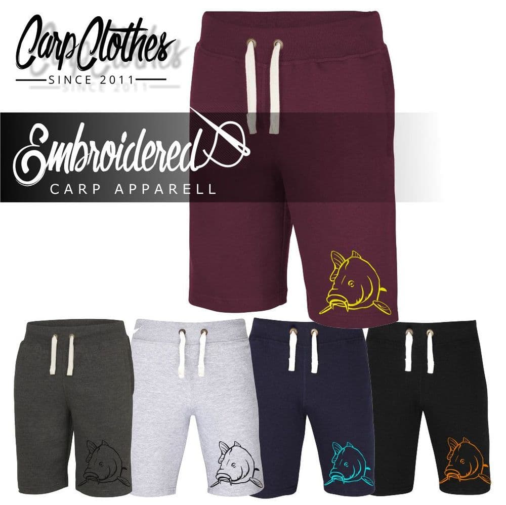 004 EMBROIDERED CARP SHORTS