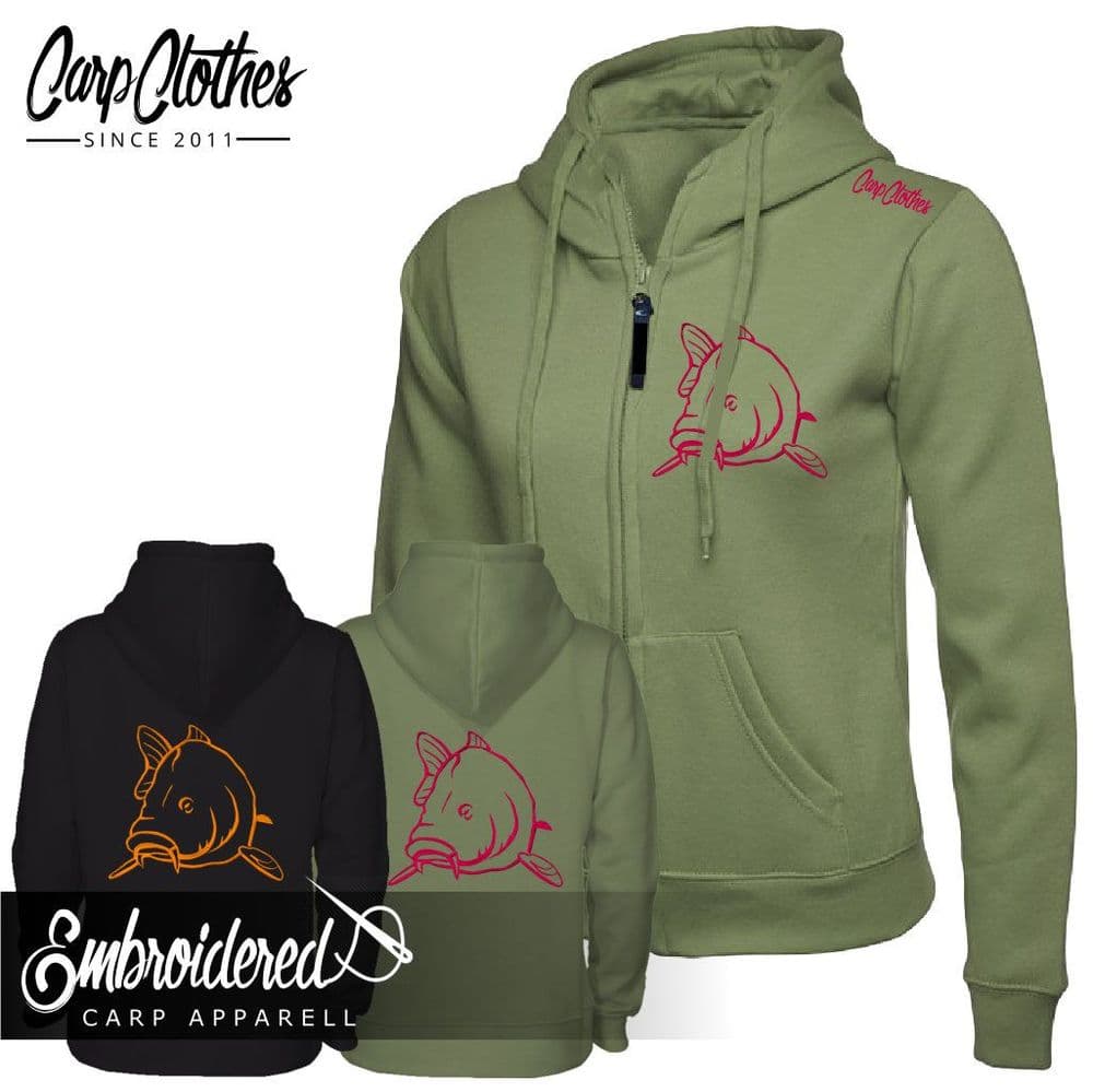 004 LADIES EMBROIDERED ZOODIE