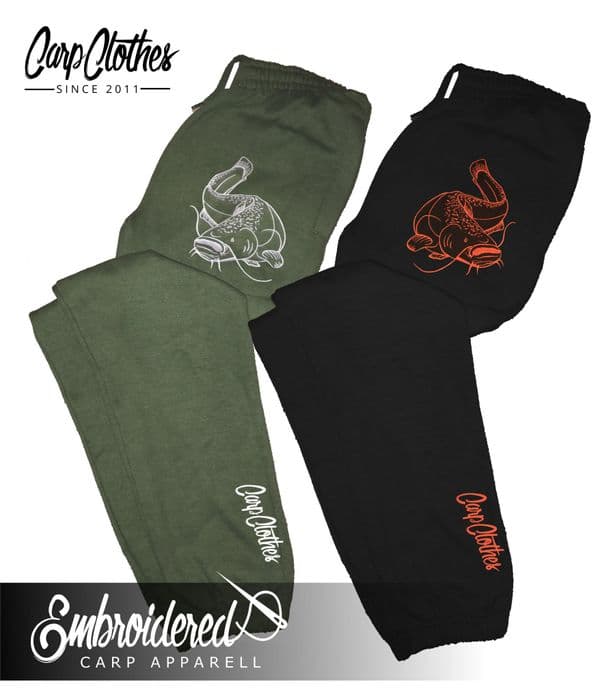 005 EMBROIDERED CAT JOGGERS
