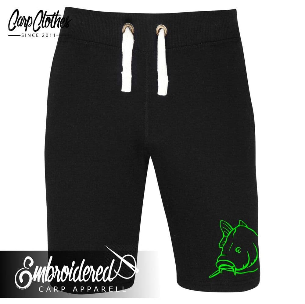 008 EMBROIDERED NEON SHORTS