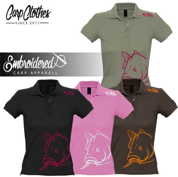 008 LADIES EMBROIDERED POLO