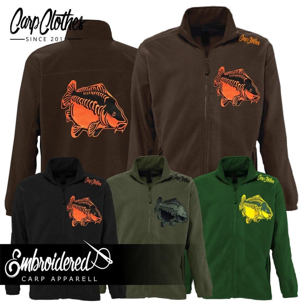 009 EMBROIDERED FLEECE JACKET