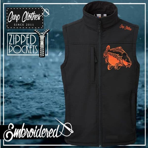 009 EMBROIDERED SOFTSHELL BODYWARMER