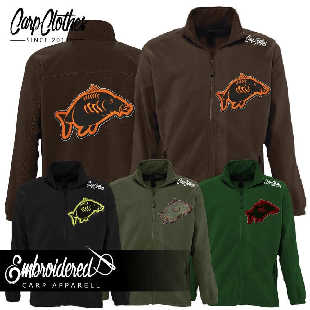 013 EMBROIDERED FLEECE JACKET