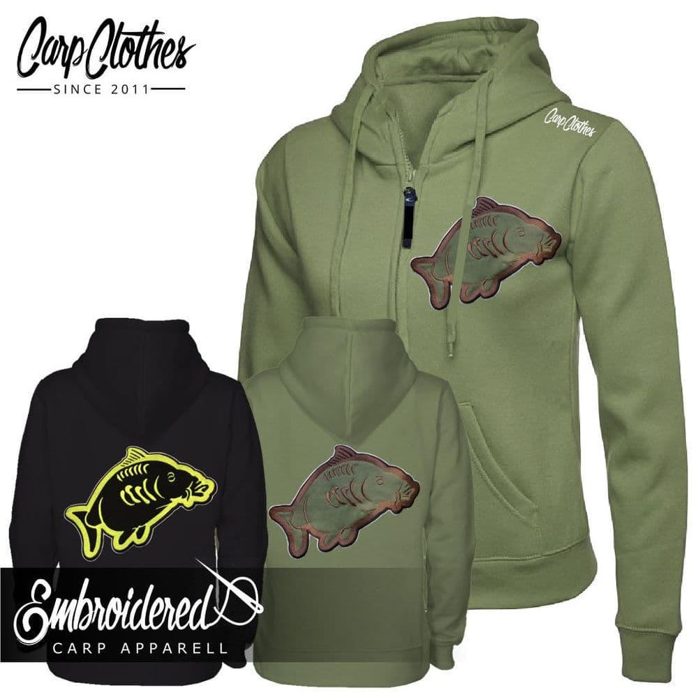 013 LADIES EMBROIDERED ZOODIE