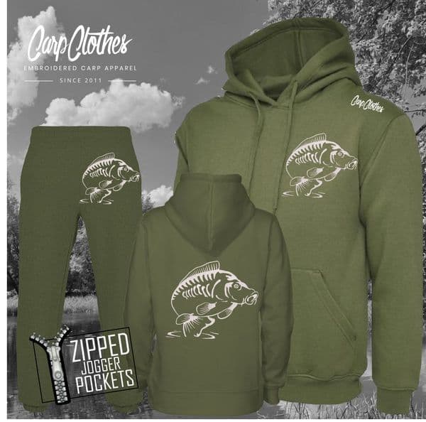 014 EMBROIDERED CARP PACKAGE DEAL MILITARY GREEN