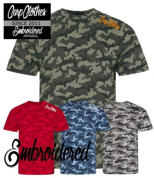 020 EMBROIDERED CAMO T-SHIRT