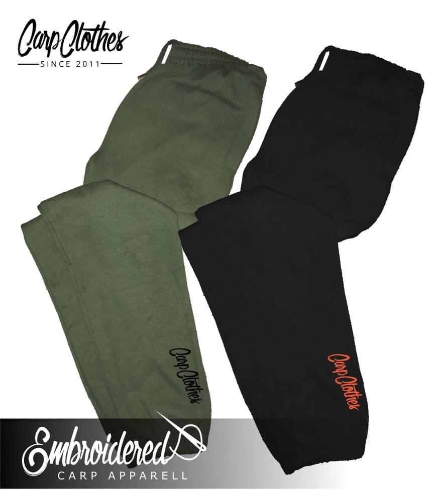 020 EMBROIDERED CARP JOGGERS