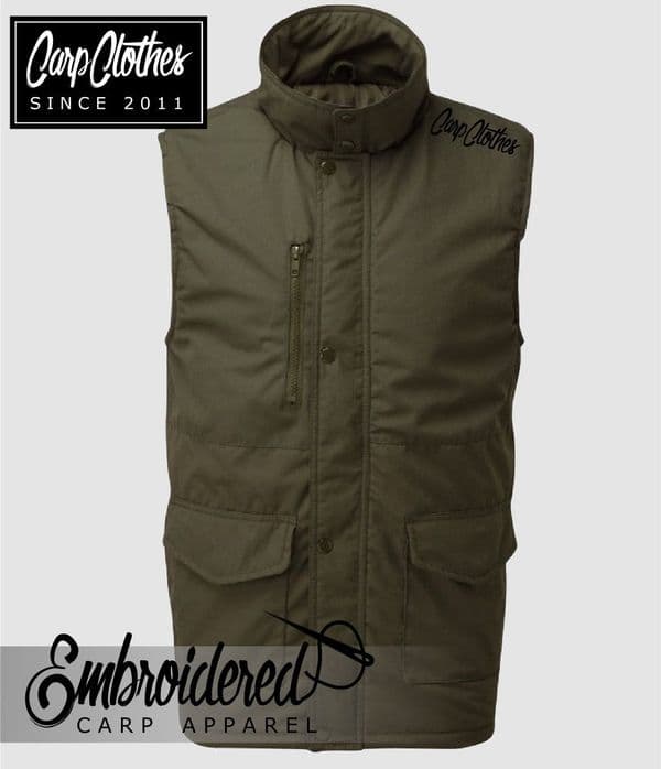 020 OLIVE MULTI POCKET BODY WARMER