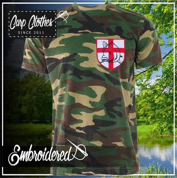 021 EMBROIDERED CAMO T SHIRT