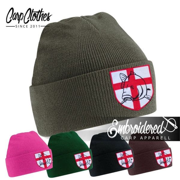 021 EMBROIDERED CARP BEANIE
