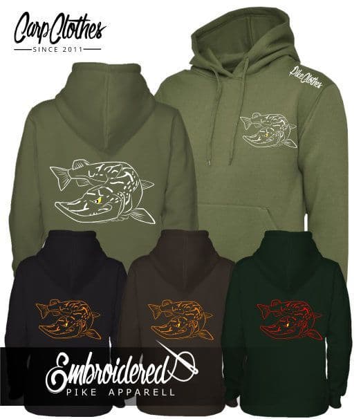 025 EMBROIDERED PIKE HOODIE