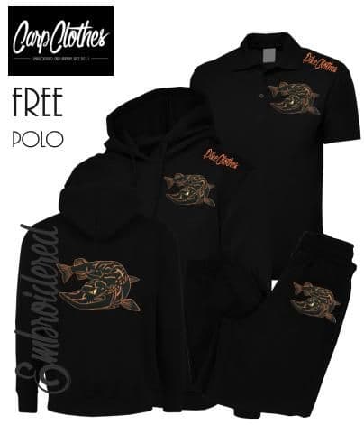 025 EMBROIDERED PIKE PACKAGE BLACK **FREE POLO SHIRT**