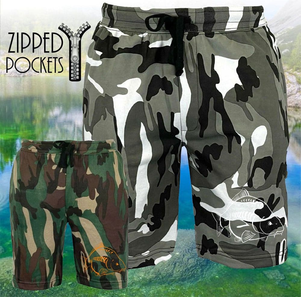 026 EMBROIDERED CAMO SHORTS