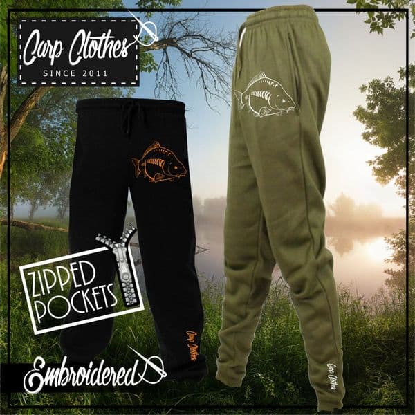 026 EMBROIDERED CARP JOGGERS