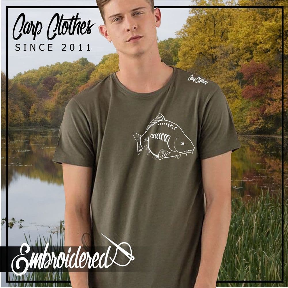 026 EMBROIDERED CARP T-SHIRT