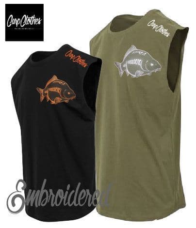 026 EMBROIDERED SLEEVELESS T-SHIRT